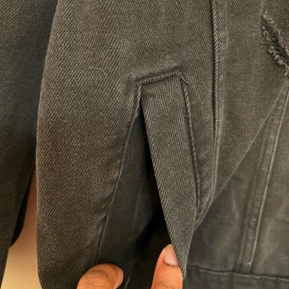 Distressed Denim Jacket - Picture 6 of 8